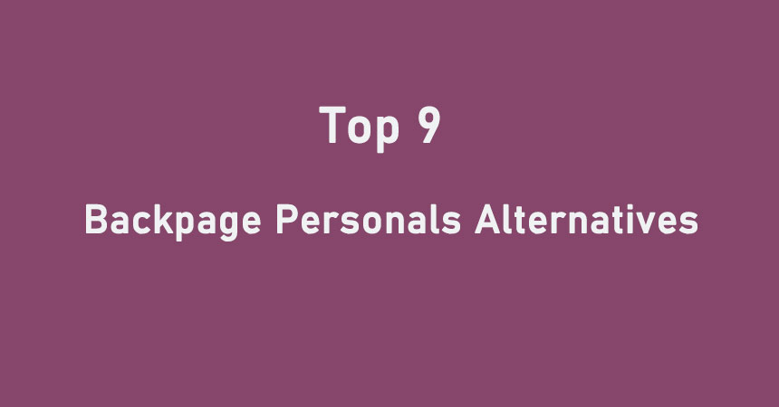 Backpage personals alternatives